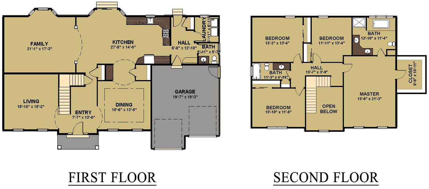 Home Model Columbia Floorplan