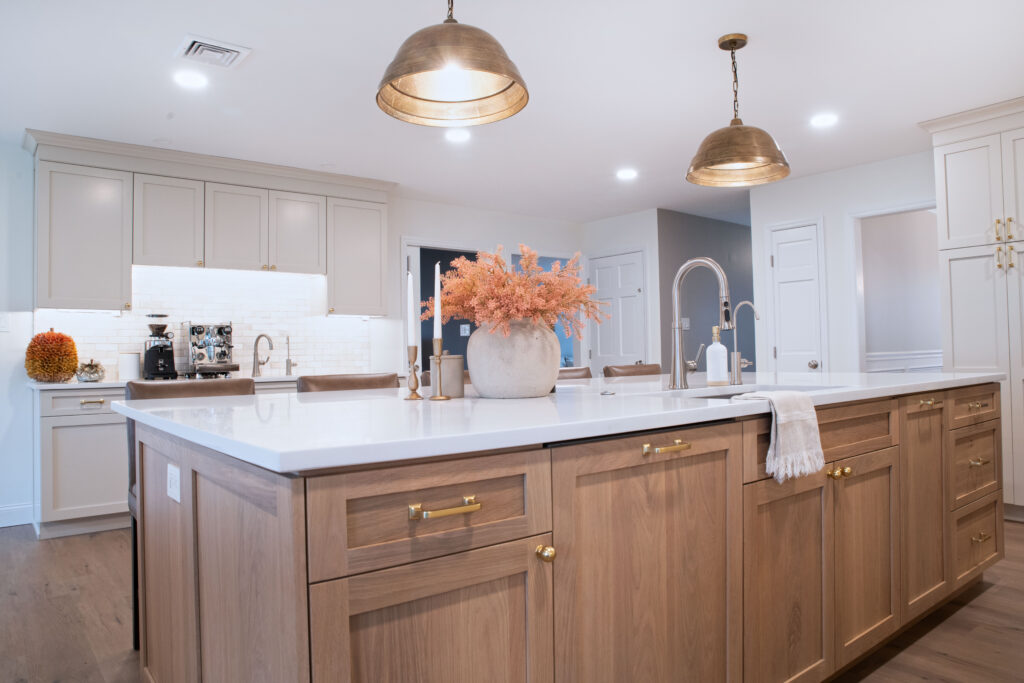 Oversized Kitchen Island - Transitional - kitchen - Papyrus Home Design   Stylish kitchen design, Kitchen inspirations, Kitchen island with sink